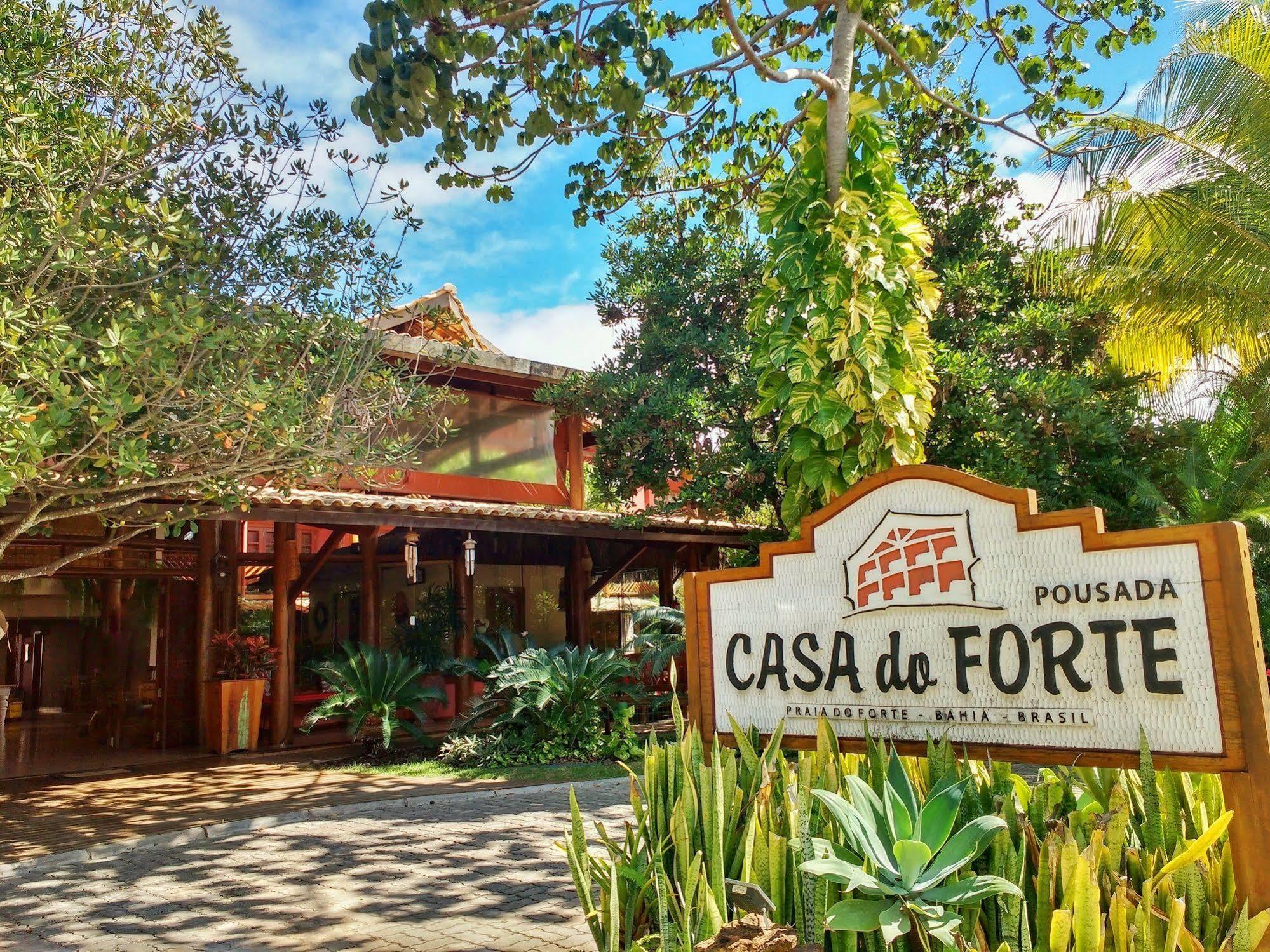 Pousada Casa Do Forte Mata de Sao Joao Exterior foto